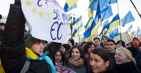 15-tysięczny europejski marsz w Kijowie