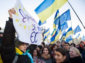 Protesty na Ukrainie. 25 tysięcy studentów żąda umowy z UE