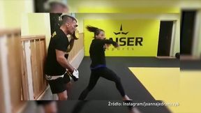 #dziejesiewsporcie: Łokcie z piekła rodem. Tak trenuje Joanna Jędrzejczyk