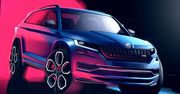 Škoda Kodiaq RS na pierwszych szkicach. Zapowiada się agresywnie