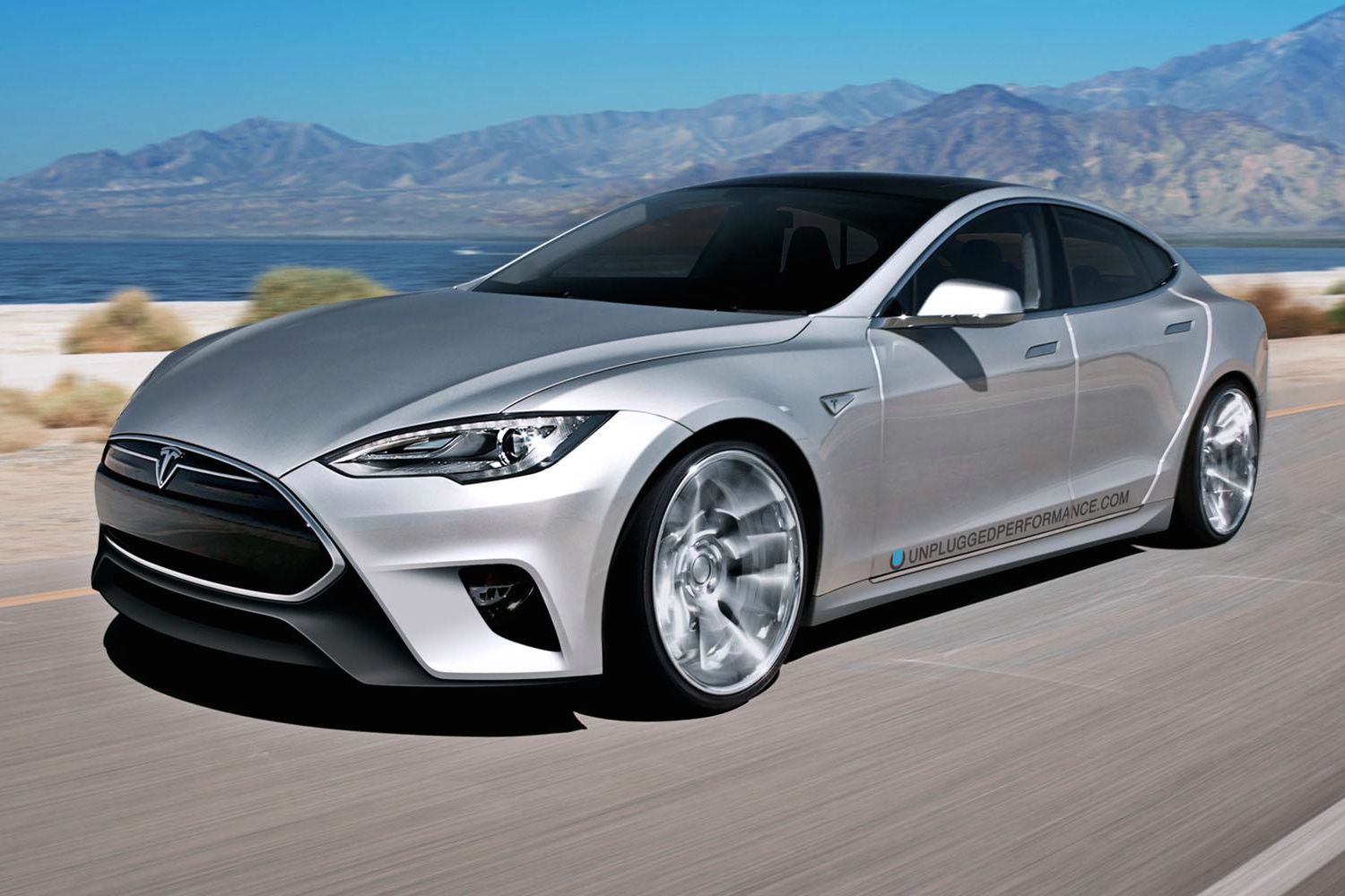 Tesla Model S z dodatkami Unplugged Performance
