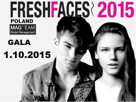 Prezentacja finalistek konkursu Fresh Faces Poland 2015