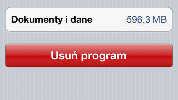 Brakuje miejsca w iPhonie? Usuń Facebooka 1