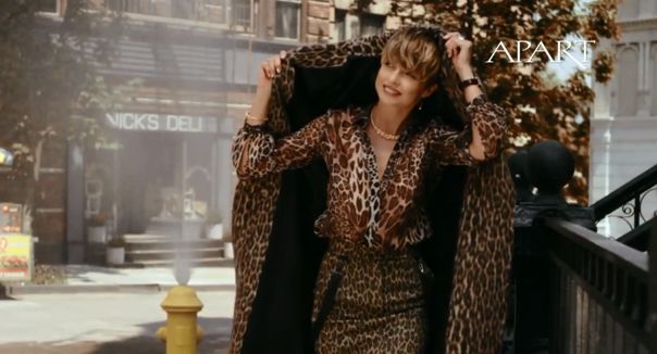 Katarzyna Sokołowska w Nowym Jorku reklamuje Apart