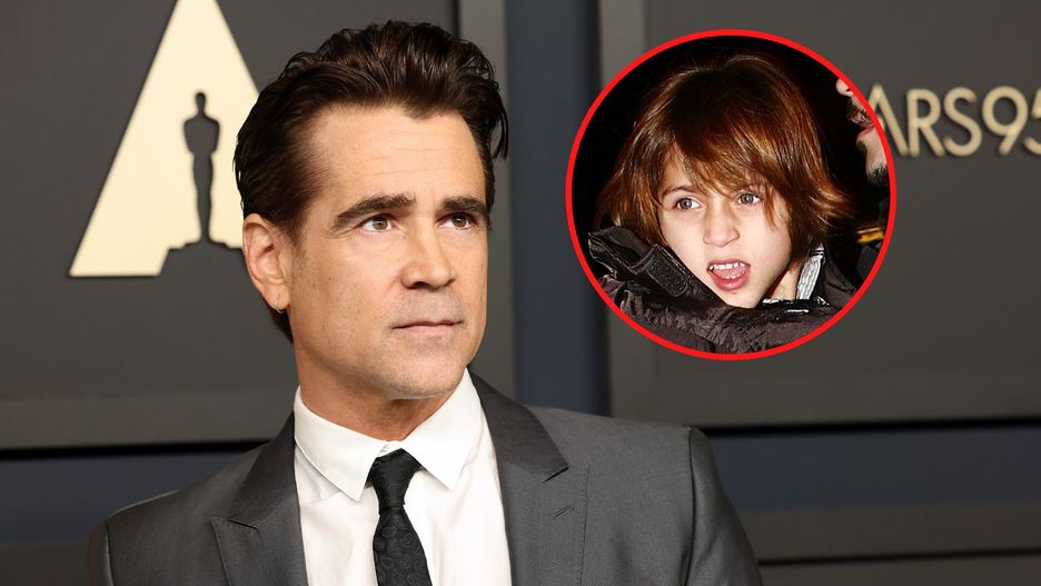 Collin Farrell z synem Jamesem