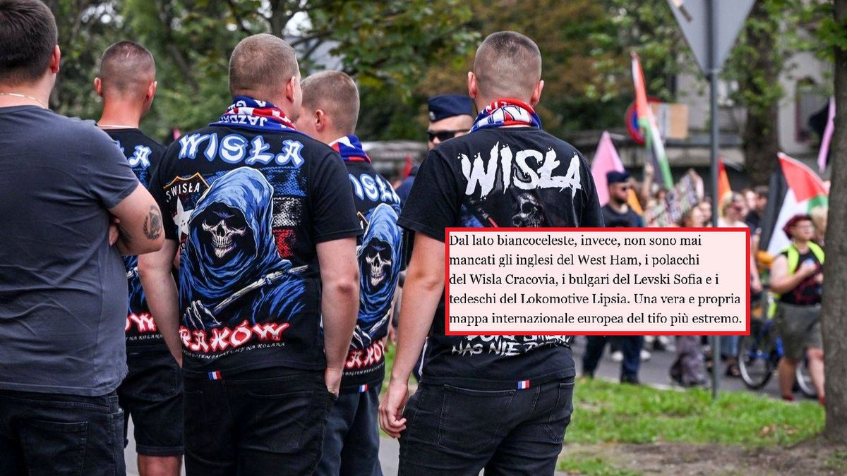 Getty Images /  Artur Widak/NurPhoto via Getty Images / Na zdjęciu kibice Wisły Kraków