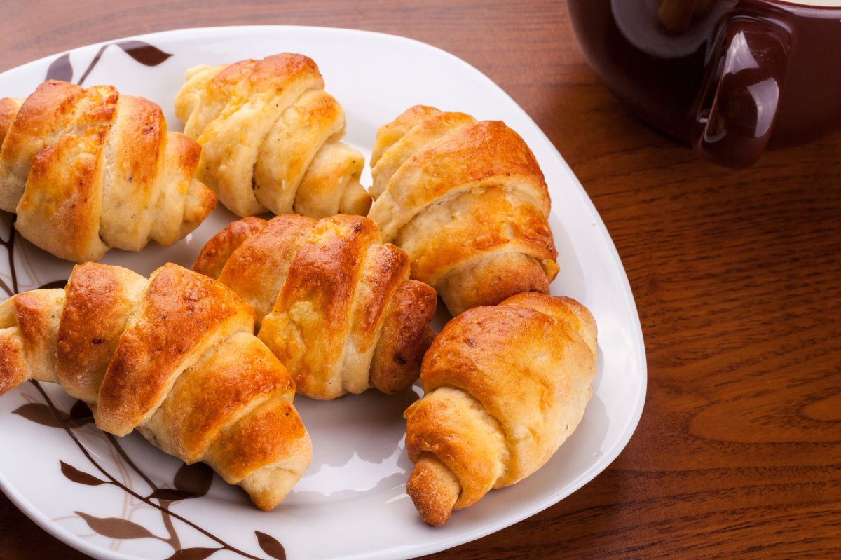 Savory croissants.