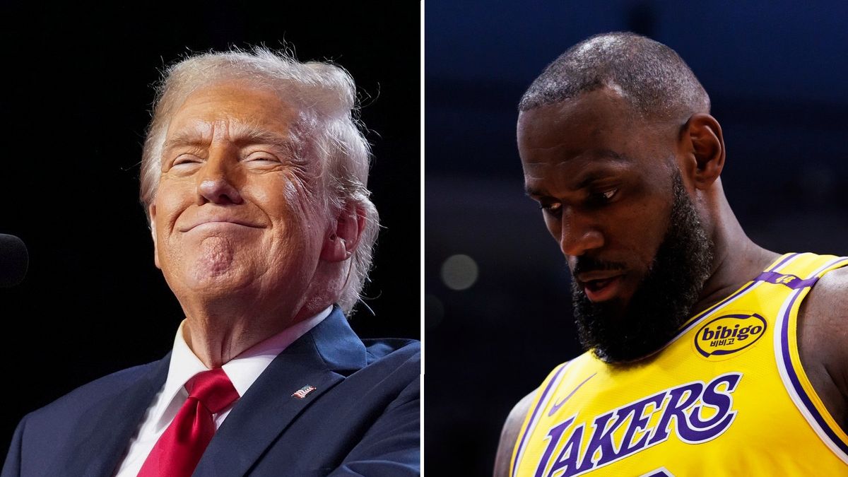 Getty Images / Na zdjęciu: Donald Trump i LeBron James