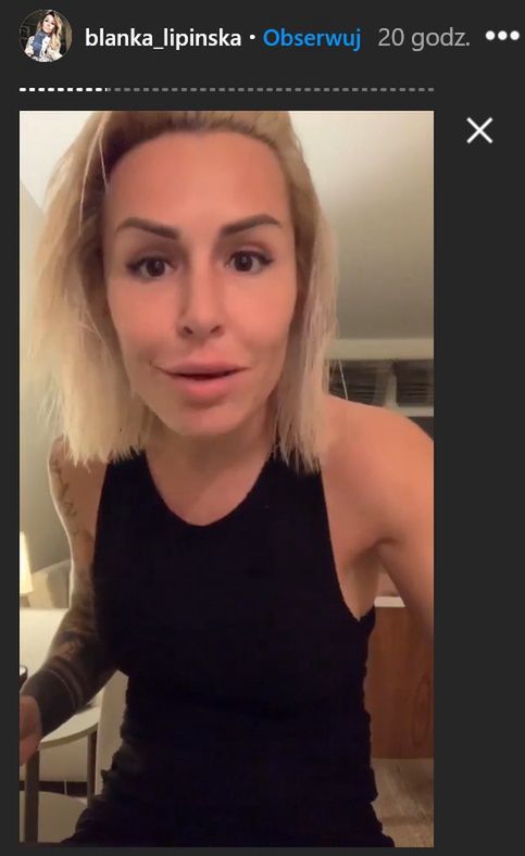 Blanka relacjonuje cały pobyt na Instagramie