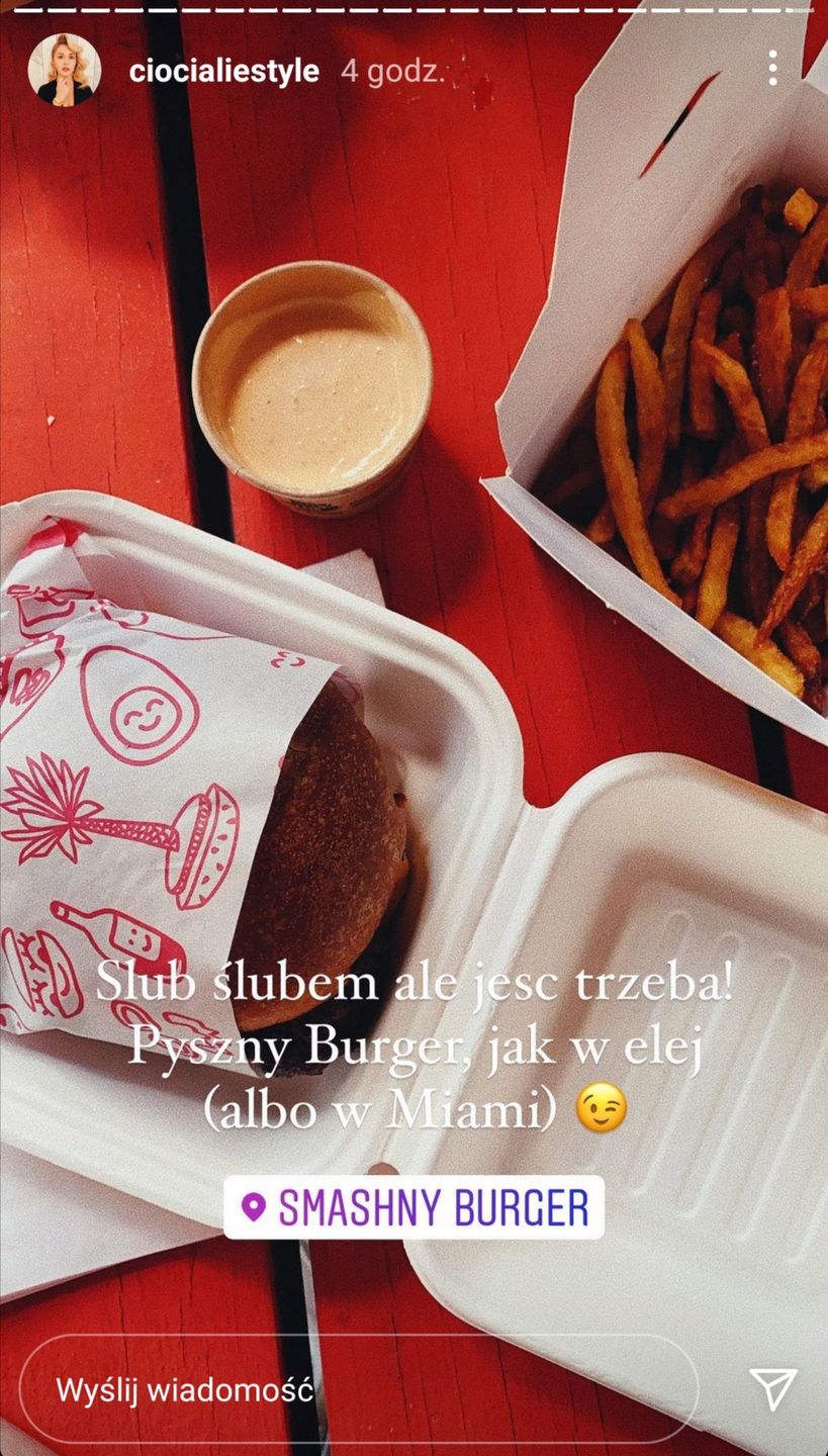 Ciocia Liestyle je burgera