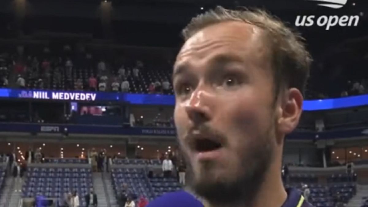 Twitter / oficjalny profil US Open / Danił Miedwiediew