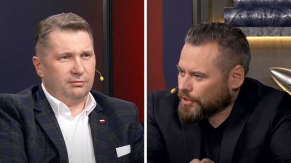 Wszedł do studia podczas wywiadu z Czarnkiem. I zaatakował
