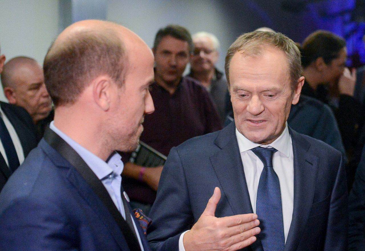 Spotkanie Donald Tusk - Borys Budka w Sopocie