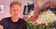 Gordon Ramsay obejrzał na TikToku przepis na pizzę. Złapał się za głowę