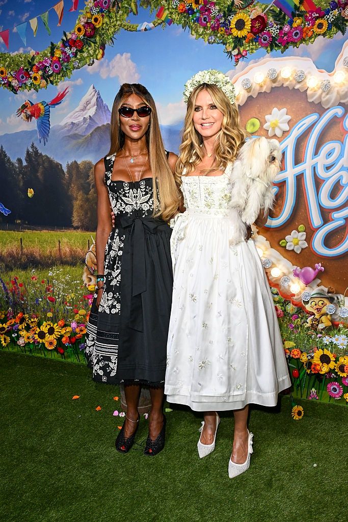 Naomi Campbell i Heidi Klum
