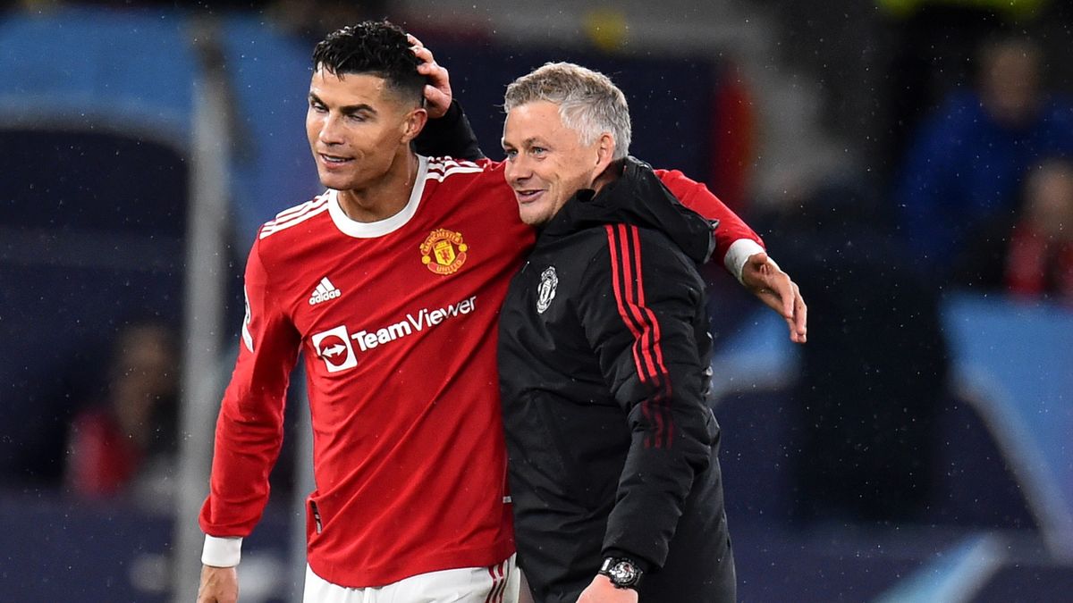 Cristiano Ronaldo i Ole Gunnar Solskjaer