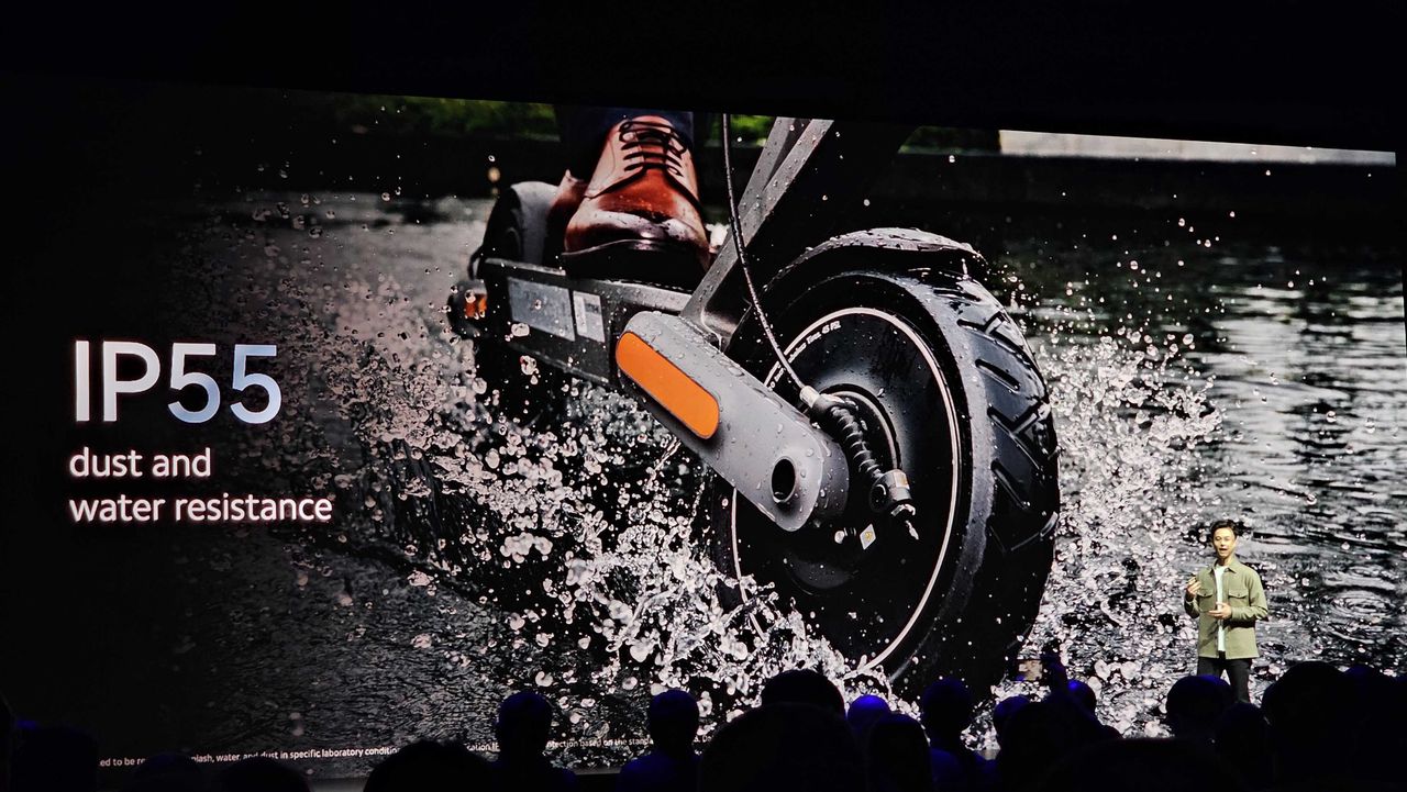 Zdjęcie z prezentacji Xiaomi Electric Scooter 4 Ultra