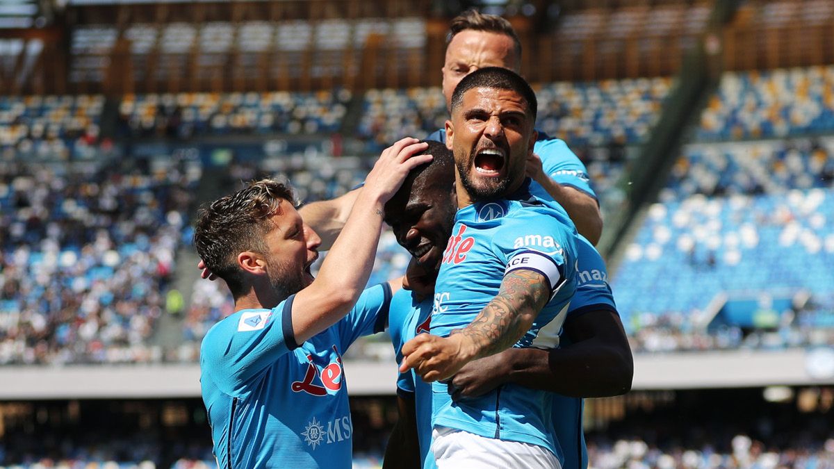 radość piłkarzy SSC Napoli