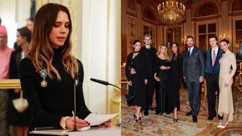 Victoria Beckham podczas przemowy w Paryżu podziękowała mężowi i dzieciom: "Zawsze wierzą w moją wizję" (ZDJĘCIA)