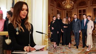 Victoria Beckham podczas przemowy w Paryżu podziękowała mężowi i dzieciom: "Zawsze wierzą w moją wizję" (ZDJĘCIA)
