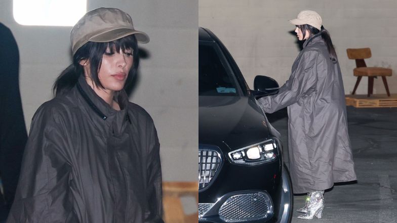 Całkowicie ZAKRYTA Bianca Censori wraca z randki z Kanye Westem