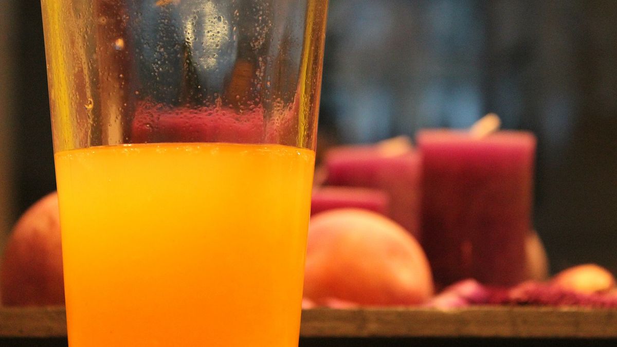 Napój pomarańczowy w proszku o obniżonej zawartości kalorii