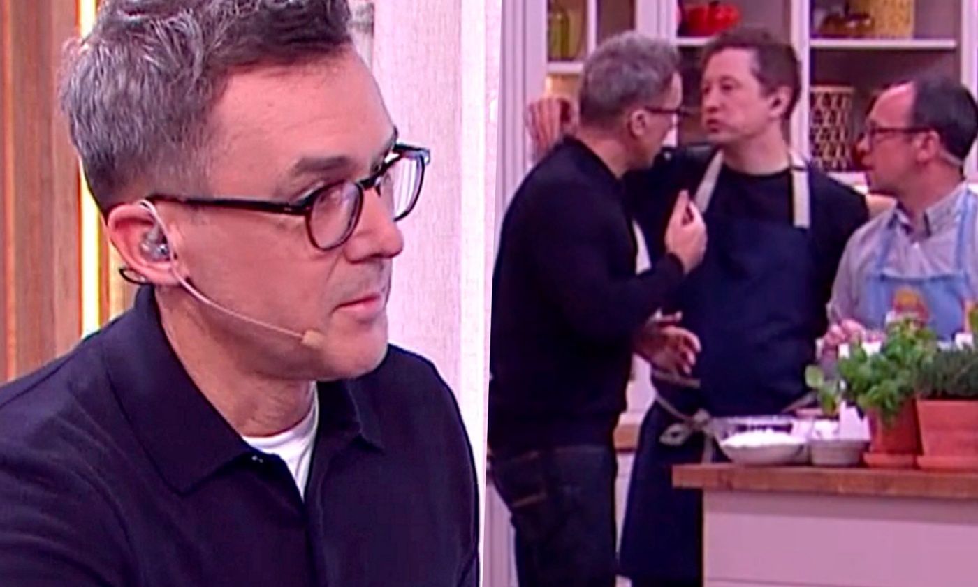 Maciej Kurzajewski prowadził "Pytanie na śniadanie", rozmawiał z gościem. Nagle wstał i poszedł do kolegów w kuchni