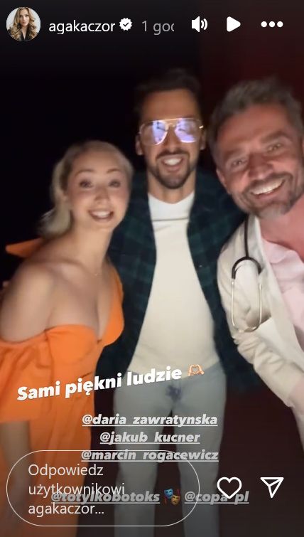 Kaczorowska pokazała Rogacewicza na InstaStories
