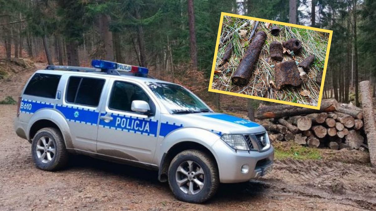 W Piechowicach odkryto pocisk artyleryjski 