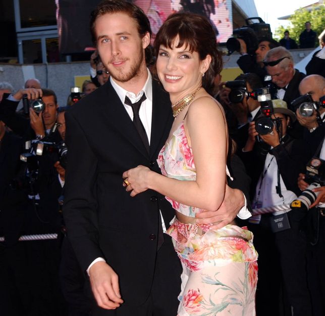 Cannes - Sandra BullockRyan Gosling and Sandra Bullock arriving at the Palais des Festival, for the premiere of 'Murder by Number' during the 55th Cannes Film Festival.   (Photo by Anthony Harvey - PA Images/PA Images via Getty Images)Anthony Harvey - PA Images