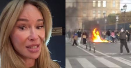 Joanna Przetakiewicz PRZERAŻONA pobytem w Paryżu. Pokazała PŁONĄCE ULICE: "Chyba nie dojedziemy na koncert" (FOTO)