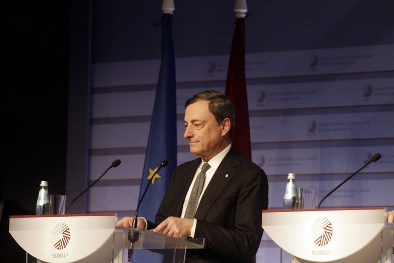 Mario Draghi, szef EBC.