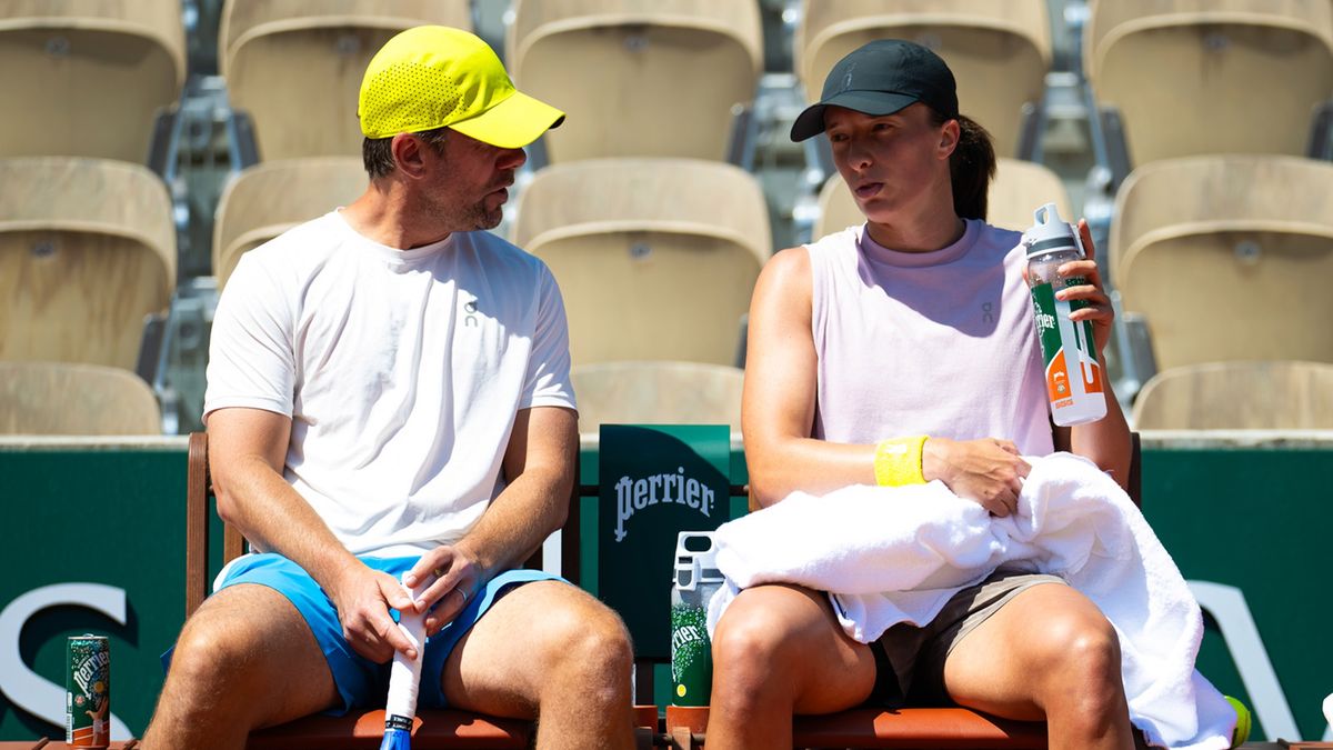 Getty Images / Robert Prange / Na zdjęciu: Wim Fissette i Iga Świątek