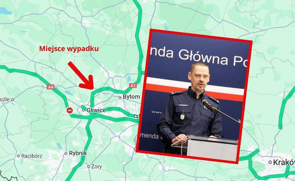 Wypadek z udziałem komendanta