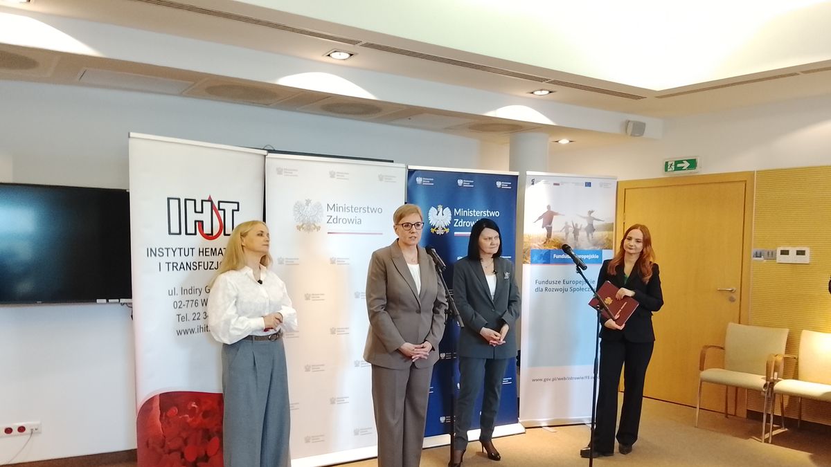 Konferencja w Instytucie Hematologii i Transfuzjologii. 