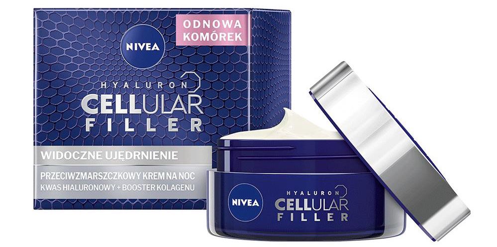 HYALURON CELLULAR FILLERWIDOCZNE UJĘDRNIENIE - KREM NA NOC