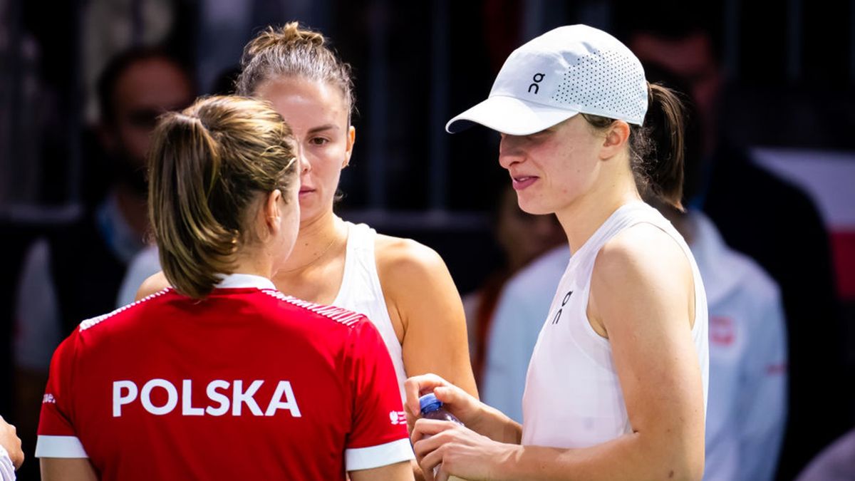 Getty Images / Robert Prange / Na zdjęciu: Maja Chwalińska i Iga Świątek