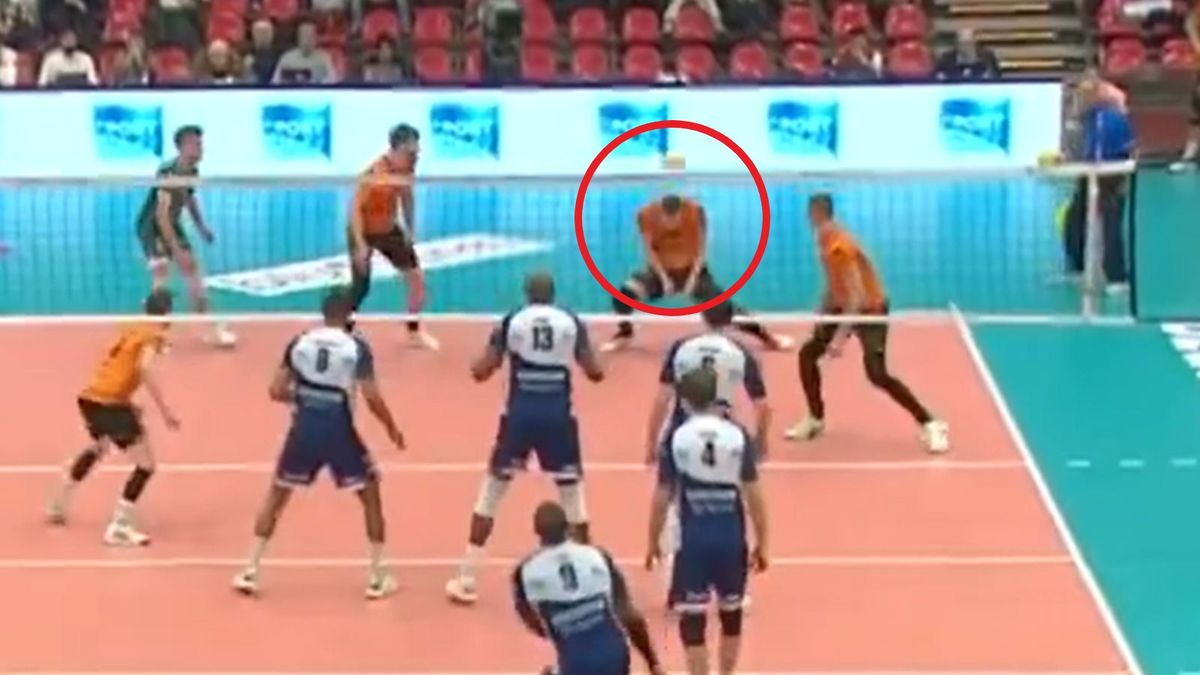 Kadr z meczu Gas Sales Daiko Piacenza z Jastrzębskim Węglem