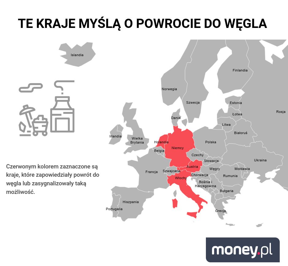 Te państwa myślą o powrocie do energetyki węglowej