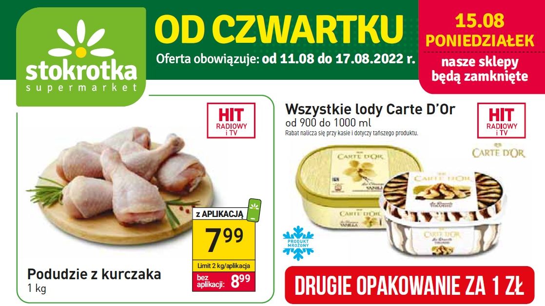 Stokrotka gazetka od 11.08 22 - czwartku 11 sierpnia