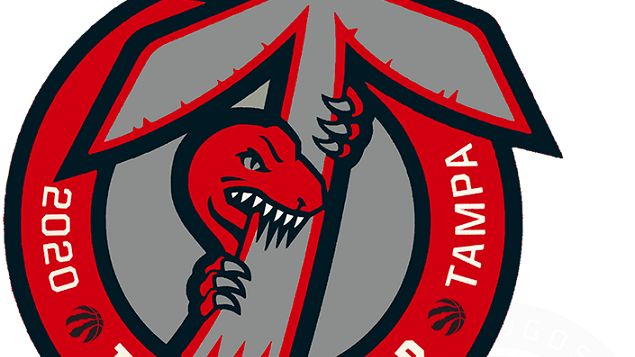 / Na zdjęciu: logo Toronto Raptors