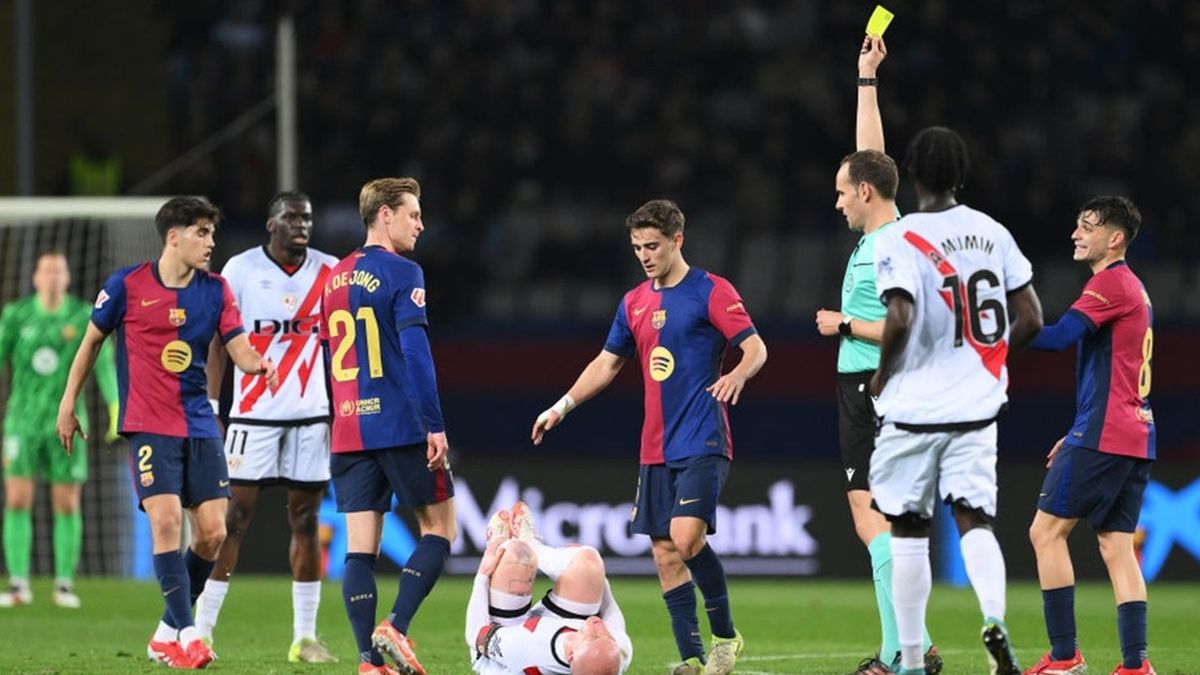 Getty Images / David Ramos / Na zdjęciu: Mario Melero Lopez sędziował mecz Barcelona - Rayo