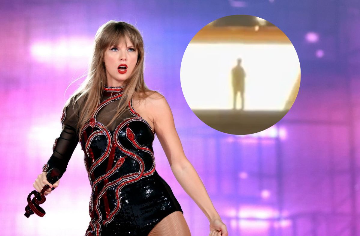 A mysterious "ghost" appeared at the Taylor Swift concert.