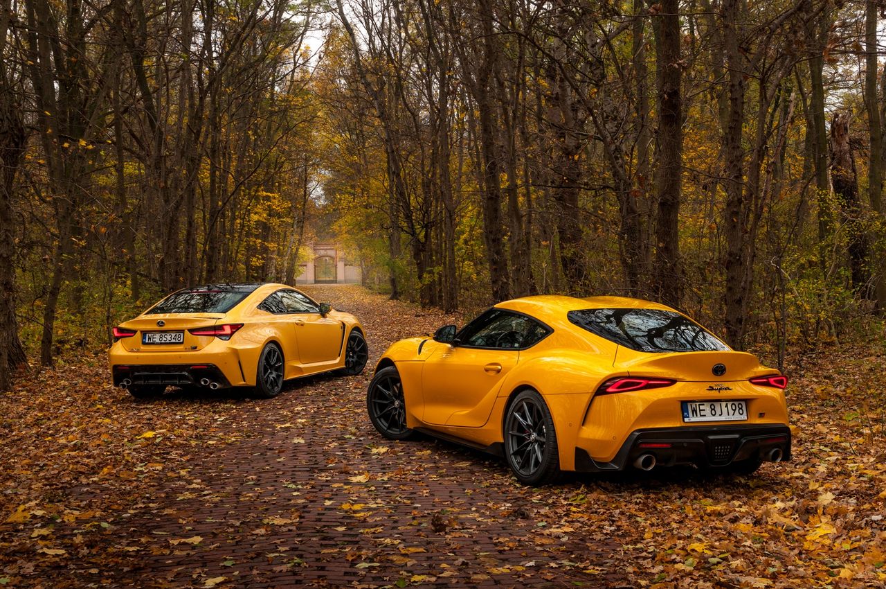 Lexus RC F vs. Toyota GR Supra