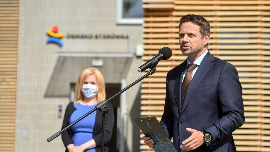 Warszawa. Rafał Trzaskowski reaguje na wydarzenia na Białorusi