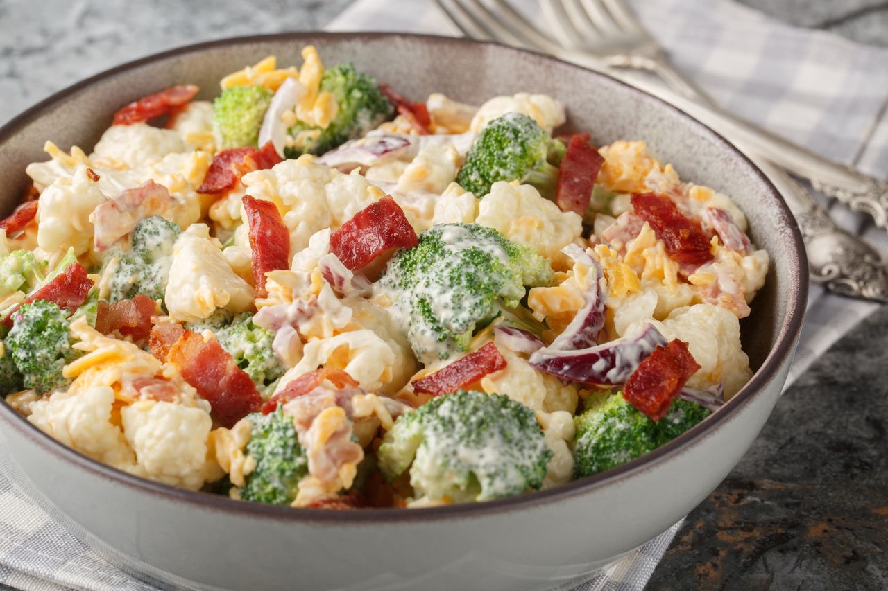 Broccoli salad reimagined: A savoury twist with bacon