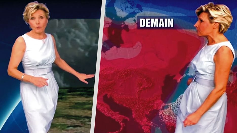Prezenterka pogody Évelyne Dhéliat i francuska telewizja TF1 włączyły się w 2014 roku w kampanię Światowej Organizacji Meteorologicznej ws. zmian klimatycznych