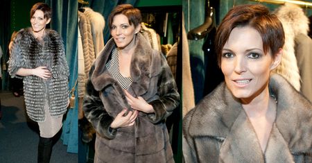 Felicjańska przymierza naturalne futra! (FOTO)