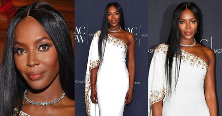 Naomi Campbell odsłania ramię na rozdaniu nagród