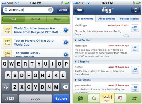 Aplikacja Digg na iPhone'a już w App Store (aktualizacja)